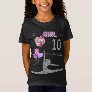 T-Shirt Cette Fille Est Maintenant 10 Double Chiffres Gymn