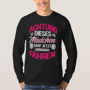 T-shirt Cette Fille Peut Maintenant Conduire Un Permis De 