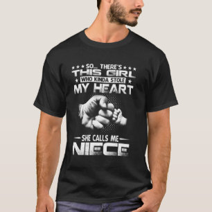T-shirt Cette Fille Qui A Volé Mon Coeur, Elle M'Appelle N