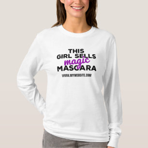 T-shirt Cette fille vend la chemise à manches longues de