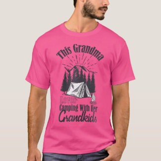 T-shirt Cette Grand-Mère Aime Camping Avec Son Camp De Pet