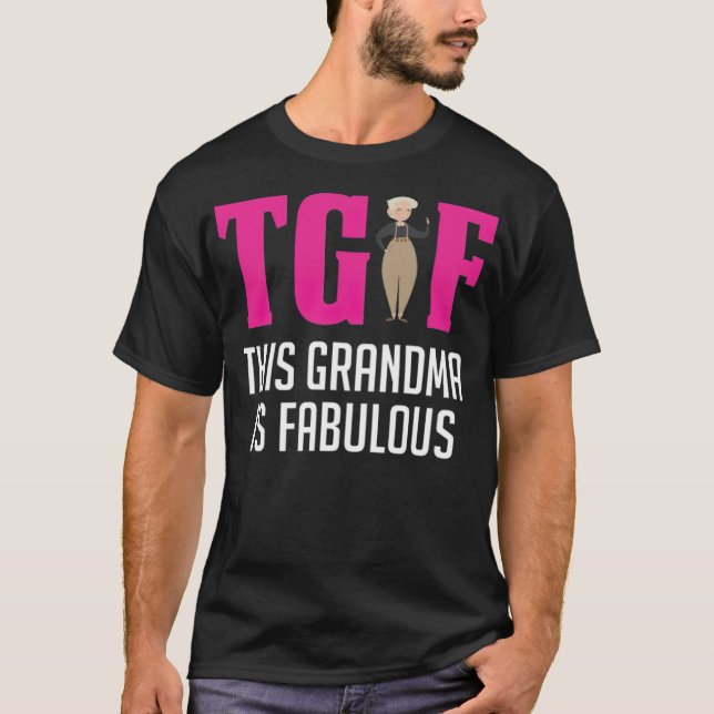 T-shirt Cette grand-mère est sorcière cool (Devant)
