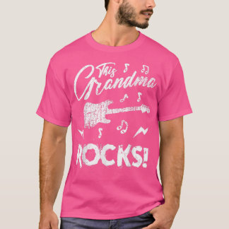 T-shirt Cette grand-mère Rocks Cool Guitar Rock n Roll Roc