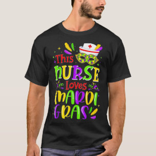 T-shirt Cette infirmière aime Mardi Gras Party Carnival Pa