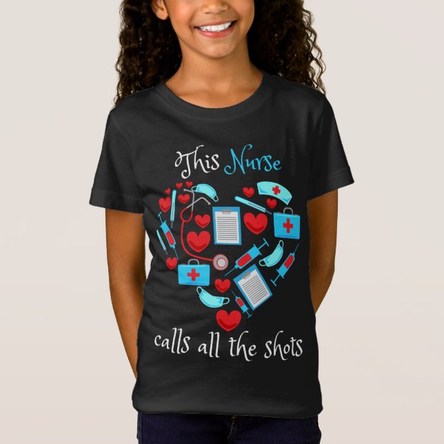 T-Shirt Cette Infirmière Appelle Toutes Les Chaussures (Devant)