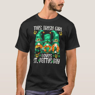 T-shirt Cette Irlandaise adore les Jour de la St Patrick q