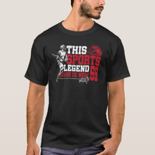 T-shirt Cette Légende Du Sport Est Maintenant 59 Lacrosse