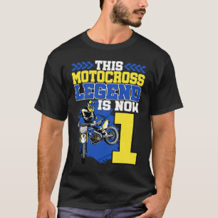 T-shirt Cette légende Motocross est maintenant 1 Motorcycl