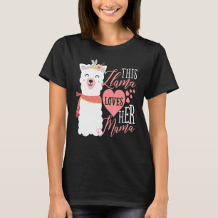 T-shirt Cette Llama Aime Sa Maman