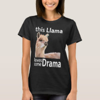 Cette Llama Aime Un Drame Drôle Llama