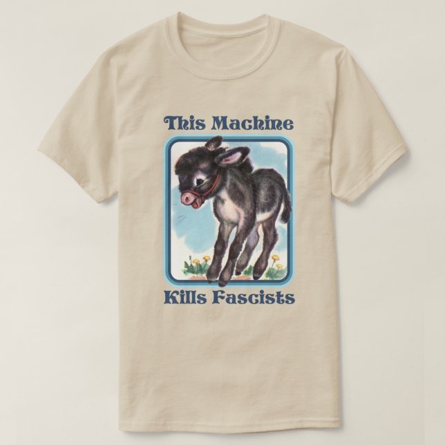 T-shirt Cette machine tue les fascistes (Design devant)