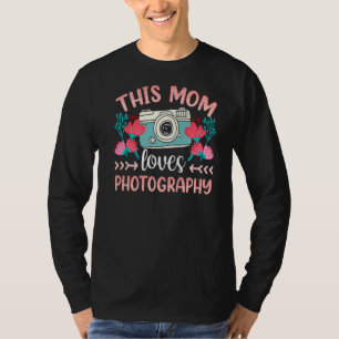 T-shirt Cette maman aime la photographie mère photographe