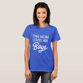 T-shirt Cette maman aime ses fils
