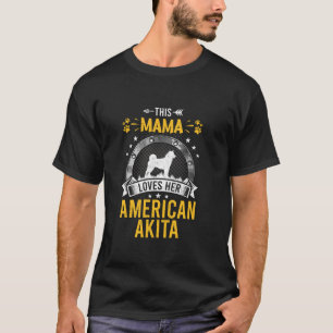 T-shirt Cette maman aime son Amoureux des chiens américain