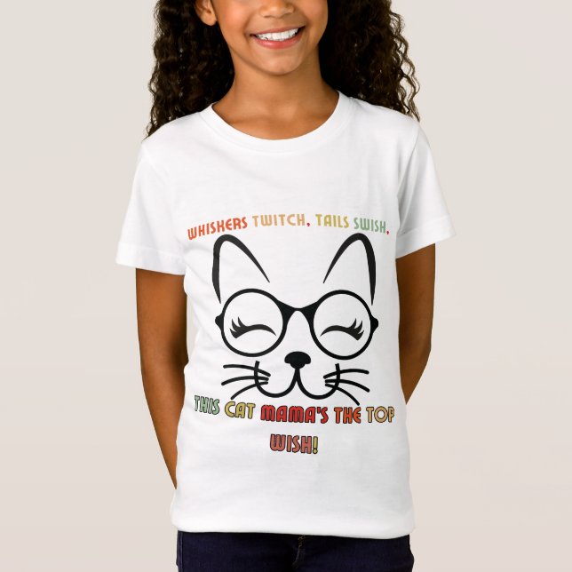 T-Shirt cette maman de chat est le voeu suprême ! (Devant)
