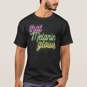 T-shirt Cette mélanine brille mignon 90s 80s Glow Rétro Pa