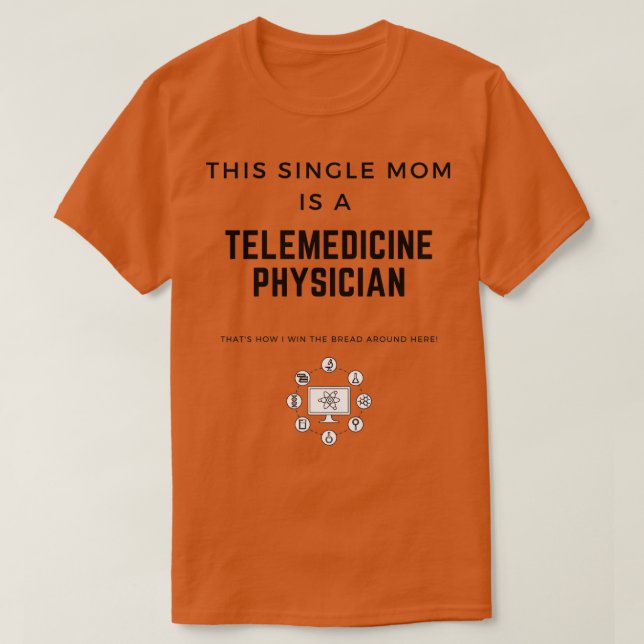 T-shirt Cette Mère Simple Est Un Médecin De Télémédecine T (Design devant)