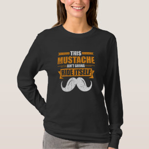 T-shirt Cette moustache ne va pas se faire rouler Rodeo Lo