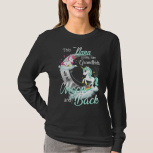 T-shirt Cette Nana Aime Ses Petits-Enfants Sur La Lune Et