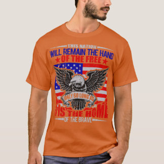 T-SHIRT CETTE NATION RETIENDRA LA MAIN DU LIBRE C'EST