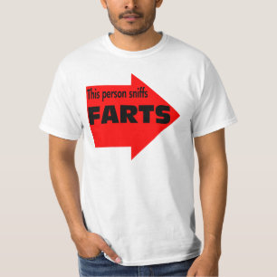 T-shirt Cette personne renifle farts.