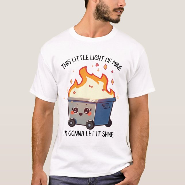 T-shirt Cette petite lumière de moi je vais la laisser bri (Devant)