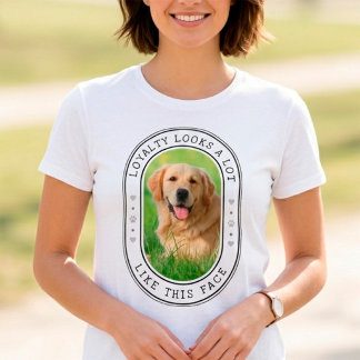 T-shirt Cette photo de chien incarne la loyauté