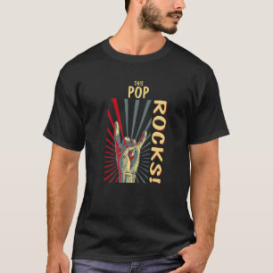 T-shirt Cette Pop Rocks Vintage Retro Concert Les années 7