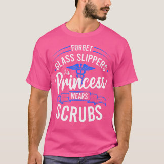 T-shirt Cette Princesse Porte Des Écrans Pour Les Infirmiè