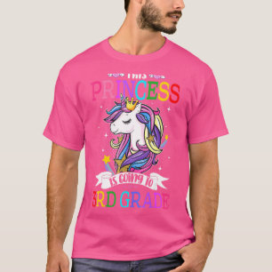T-shirt Cette Princesse Va À La 3E Classe Unicorn Magica