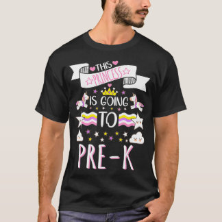 T-shirt Cette princesse va rapporter à l'école