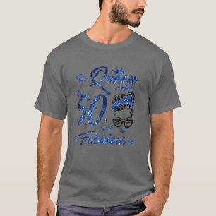 T-shirt Cette Reine Fait 50 Sembler Fabuleux Messy Bun Gir