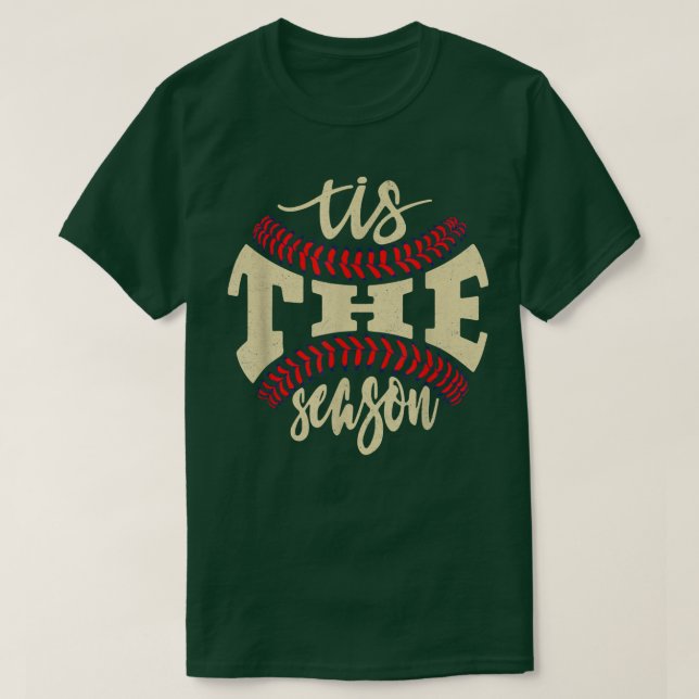 T-shirt Cette saison Baseball est ma saison préférée Bas (Design devant)