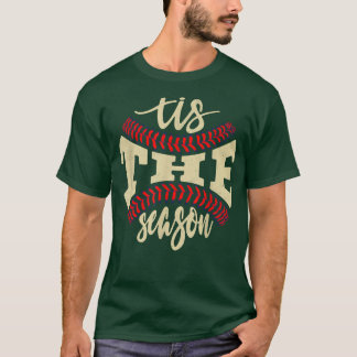 T-shirt Cette saison Baseball est ma saison préférée Bas