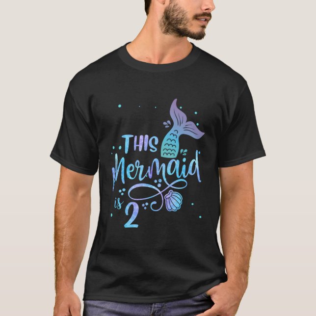T-shirt Cette sirène est la 2e sirène (Devant)