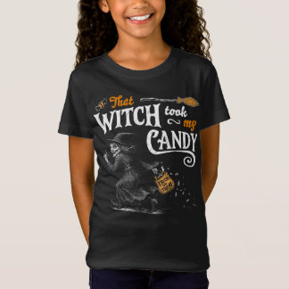 T-Shirt Cette sorcière a pris l'obscurité de ma bonbonne