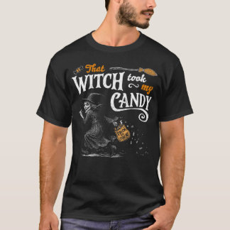 T-shirt Cette Sorcière A Pris Mes Bonbons Objets Sombres