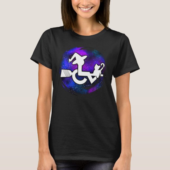 T-shirt Cette sorcière est mobile (Devant)