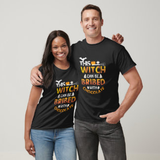T-shirt Cette Sorcière Peut Être Bridée Au Chocolat