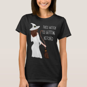 T-shirt Cette Sorcière Se Marie Halloween Enterrement de V