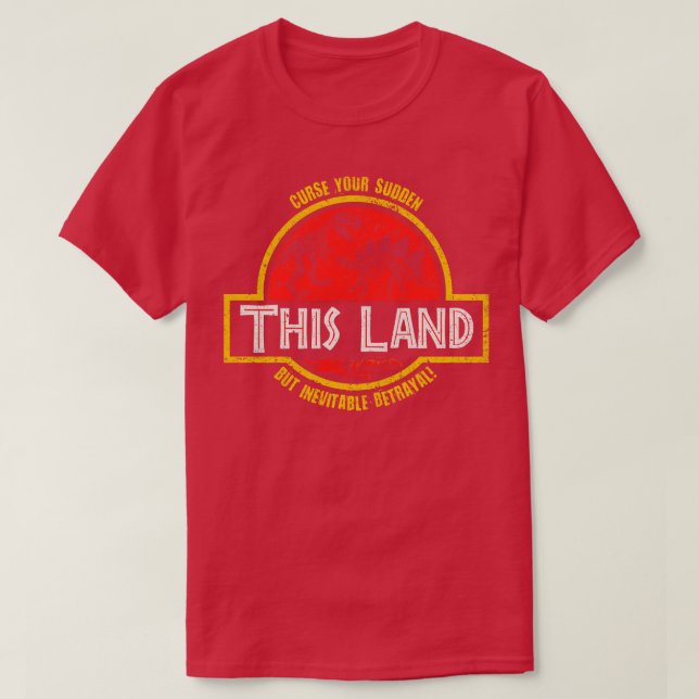 T-shirt Cette terre (Design devant)