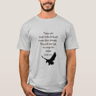 T-shirt Ceux qui font confiance au Seigneur Écriture Inspi