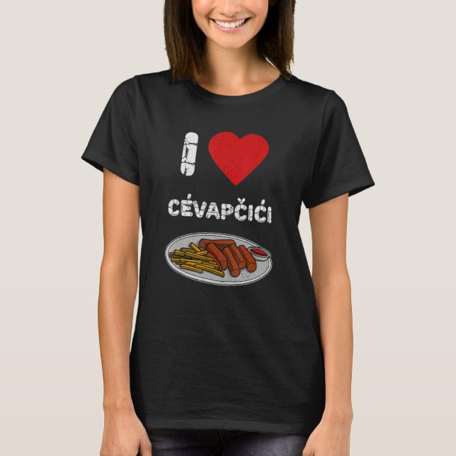 T-shirt Cevapcici Kebab Balkan cuisine 10 (Devant)
