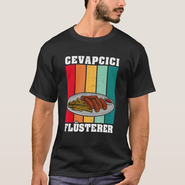 T-shirt Cevapcici Kebab Balkan cuisine 14 (Devant)