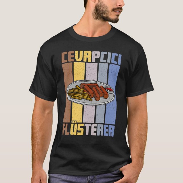 T-shirt Cevapcici Kebab Balkan cuisine 24 (Devant)