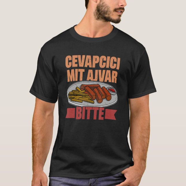 T-shirt Cevapcici Kebab Balkan cuisine 8 (Devant)