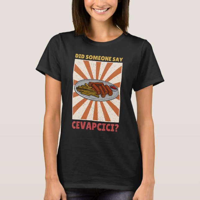 T-shirt Cévapcici Kebab cuisine balkanique 46 (Devant)