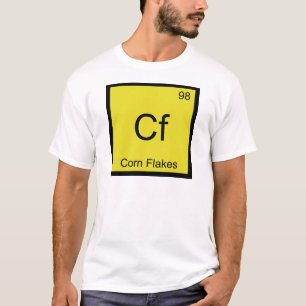 T-shirt Cf - Corn Flakes Chimie Symbole de l'élément Céréa