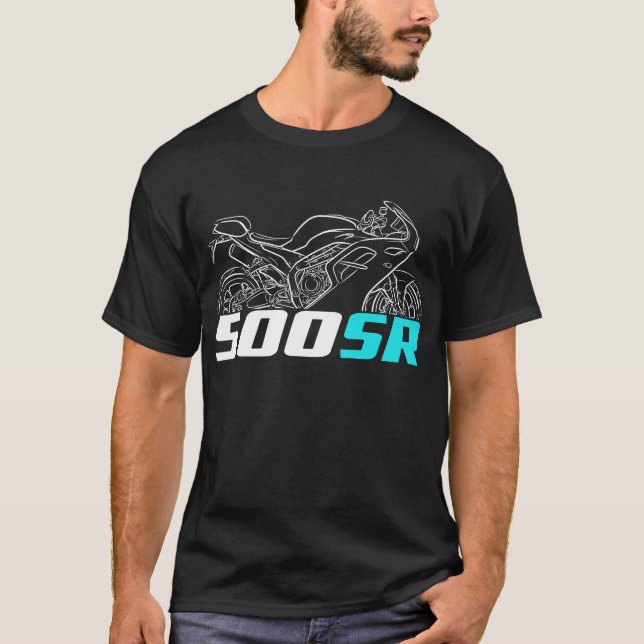 T-shirt CFMoto 500SR 2025 (Devant)