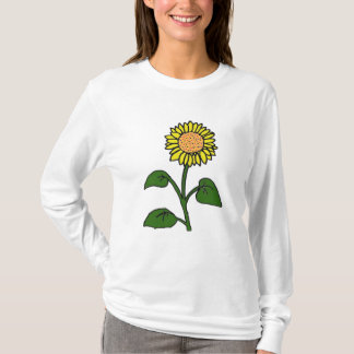 T-shirt CG. chemise ensoleillée de tournesol
